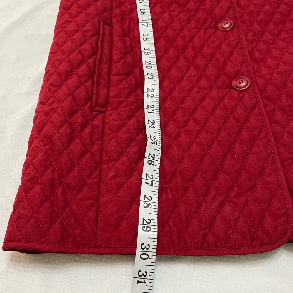 Marvin Richards Chore Barn Coat Jacket Womens L Quilted Button Front Lightweight - Picture 7 of 12